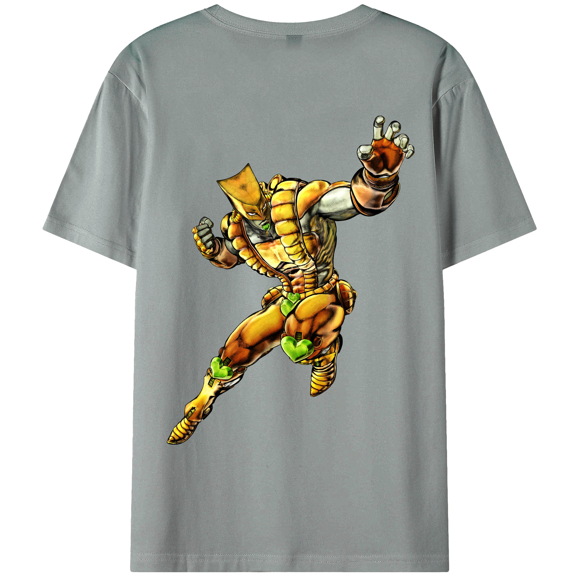 （画像用） ジョジョの奇妙な冒険 ディオ?ブランドー JoJo's Bizarre Adventure Dio Brando 綿100％ メンズ半袖Tシャツ（バックプリント） 通気性